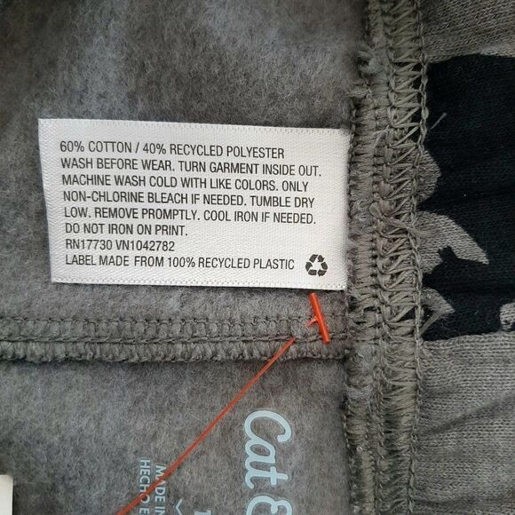 Toddler Boys' Long Sleeve Halloween Boo Top & Bottom Set - Cat & Jack - 12M - Picture 6 of 7